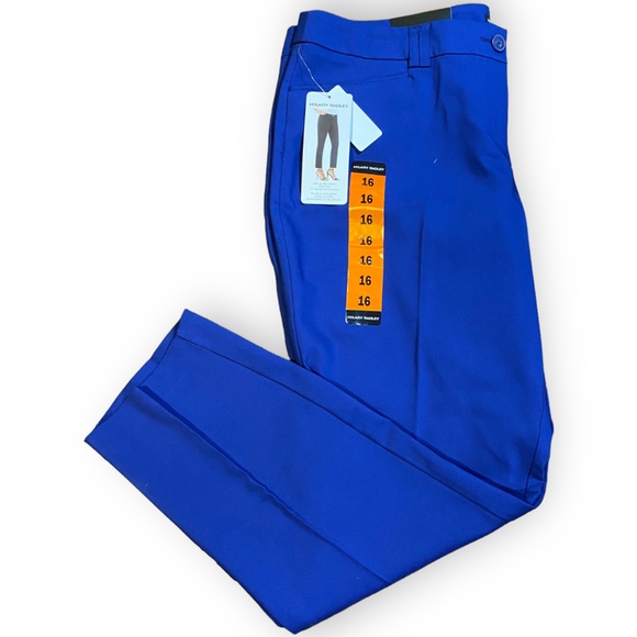 NWT Hilary Radley Blue Professional Ankle Pants Size 16 - Picture 2 of 12